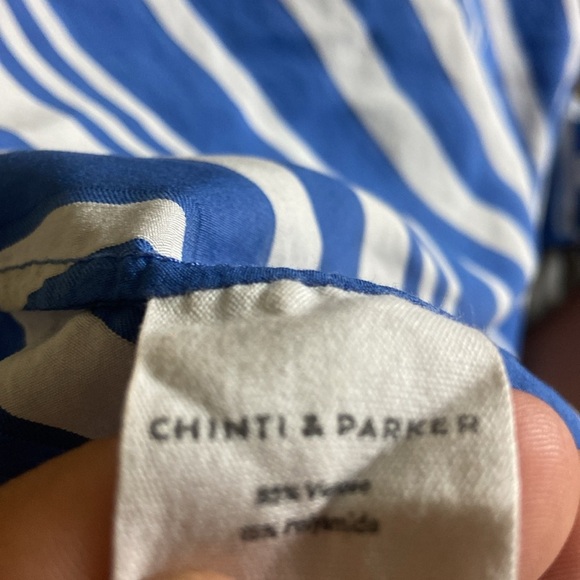 Chinti & Parker Parasol Striped Dress Sz 10 - Picture 7 of 7